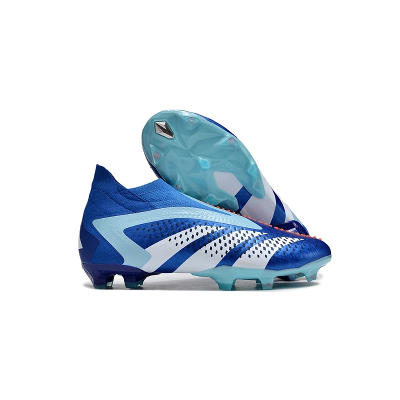 Adidas Predator Accuracy+ FG azul, celeste y blanco
