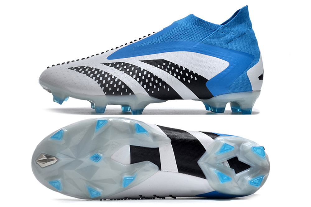 Adidas Predator Accuracy+ FG azul, negro y blanco 3 Adidas Predator Accuracy+ FG azul, negro y blanco