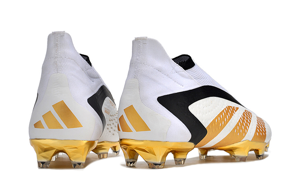 Adidas Predator Accuracy+ FG blanco, dorado y negro 3 Adidas Predator Accuracy+ FG blanco, dorado y negro