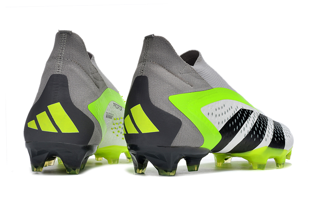 Adidas Predator Accuracy+ FG blanco, gris, verde y negro 3 Adidas Predator Accuracy+ FG blanco, gris, verde y negro