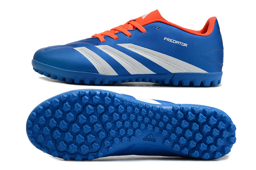 Adidas Predator Club TF azul, blanco y naranja