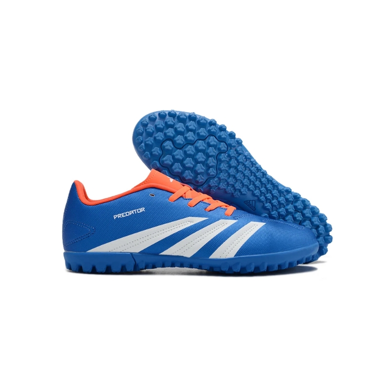 Adidas Predator Club TF azul, blanco y naranja