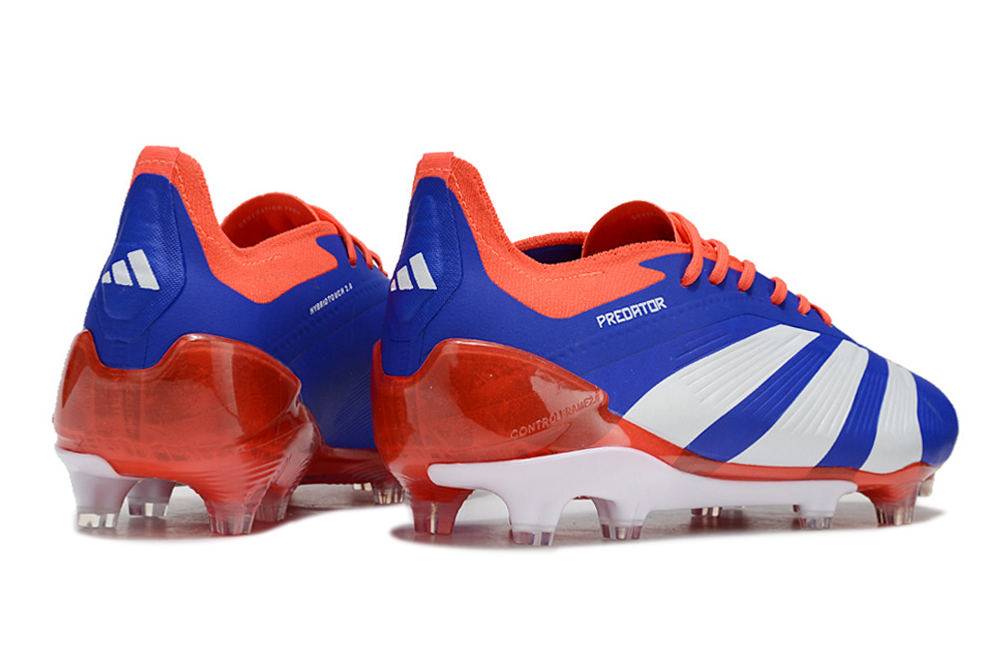 Adidas Predator Elite FG rojo, azul y blanco.