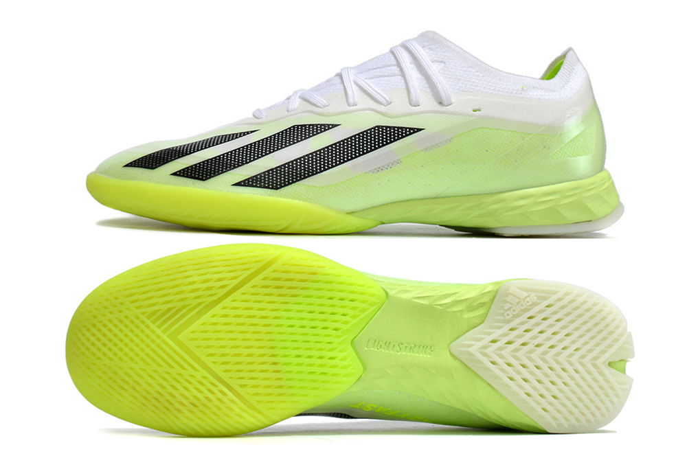 ADIDAS CRAZYFAST 1 IC - BLANCO CON FLUOR