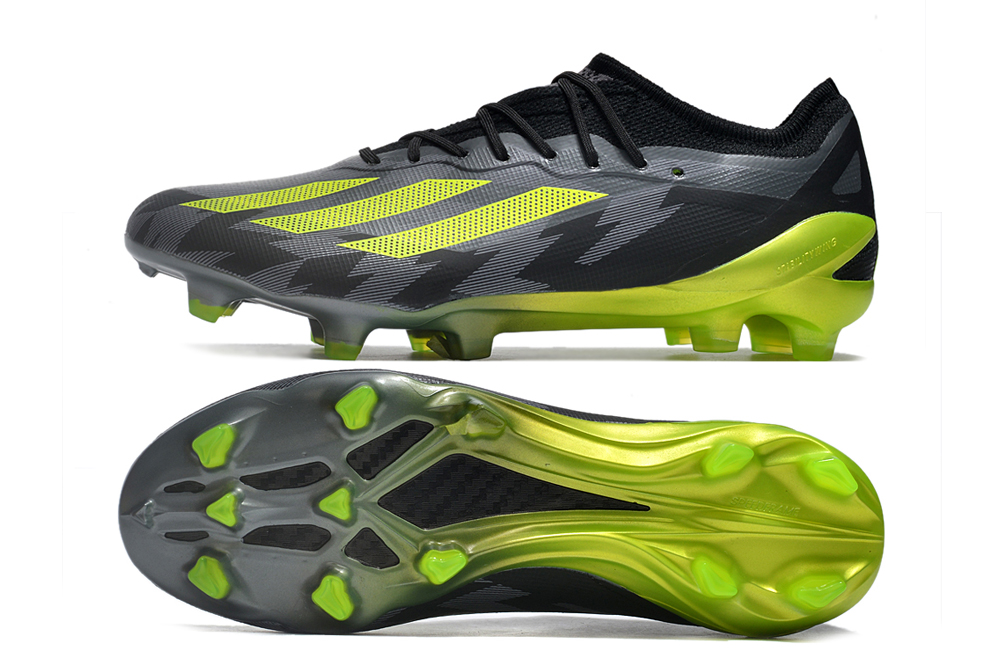 ADIDAS CRAZYFAST MESSI 1 FG - NEGRO CON FLUOR