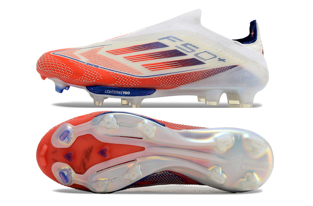 Adidas F50+ FG - Color Blanco Naranja