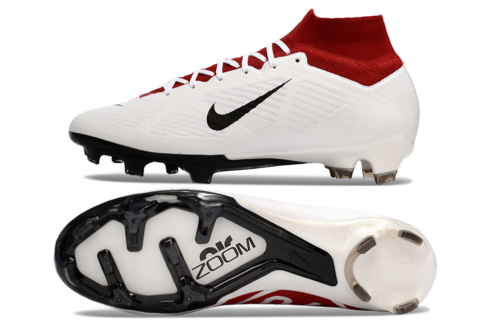 Nike Air Zoom Mercurial Superfly IX Elite T90 FG Blanco y Rojo
