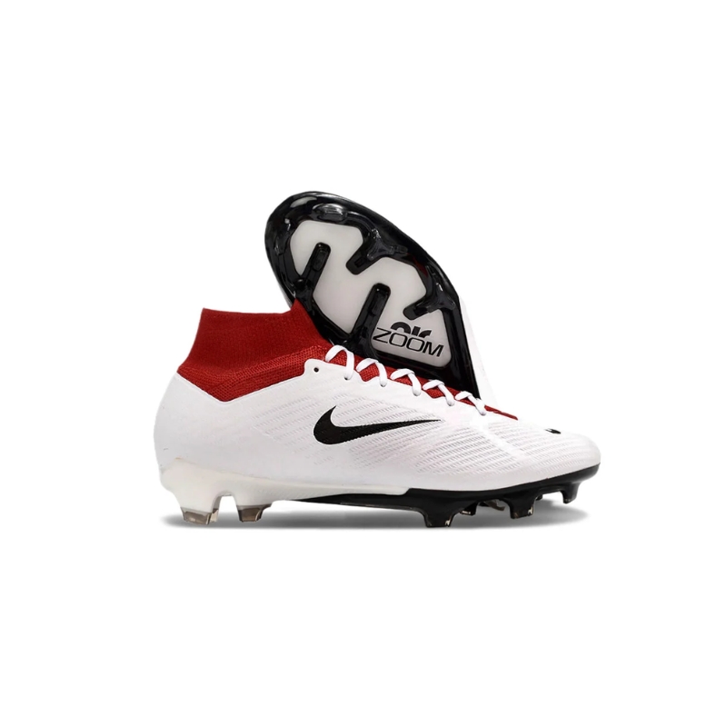 Nike Air Zoom Mercurial Superfly IX Elite T90 FG Blanco y Rojo