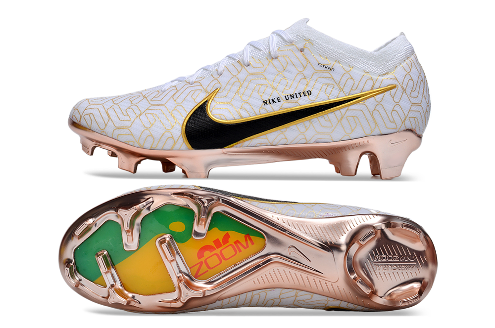 Nike Air Zoom Mercurial Vapor 15 Elite XXV FG Blanco Rosado