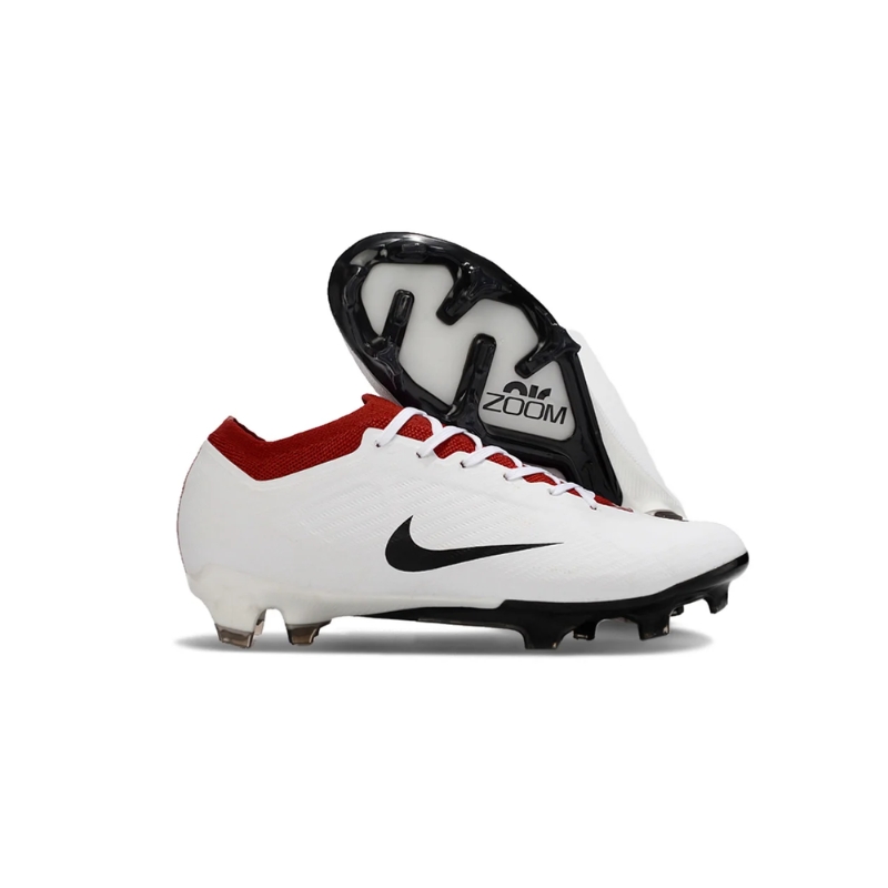 Nike Air Zoom Mercurial Vapor 15 Elite XXV T90 FG Blanco y Rojo