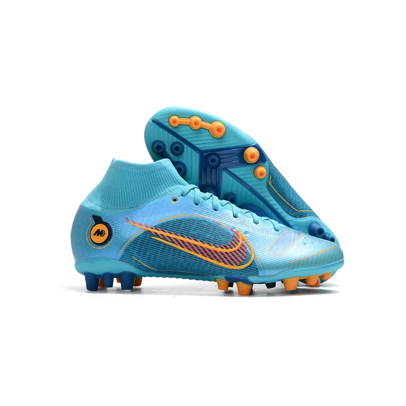 Nike Superfly 8 Pro AG azul, amarillo, celeste y naranja
