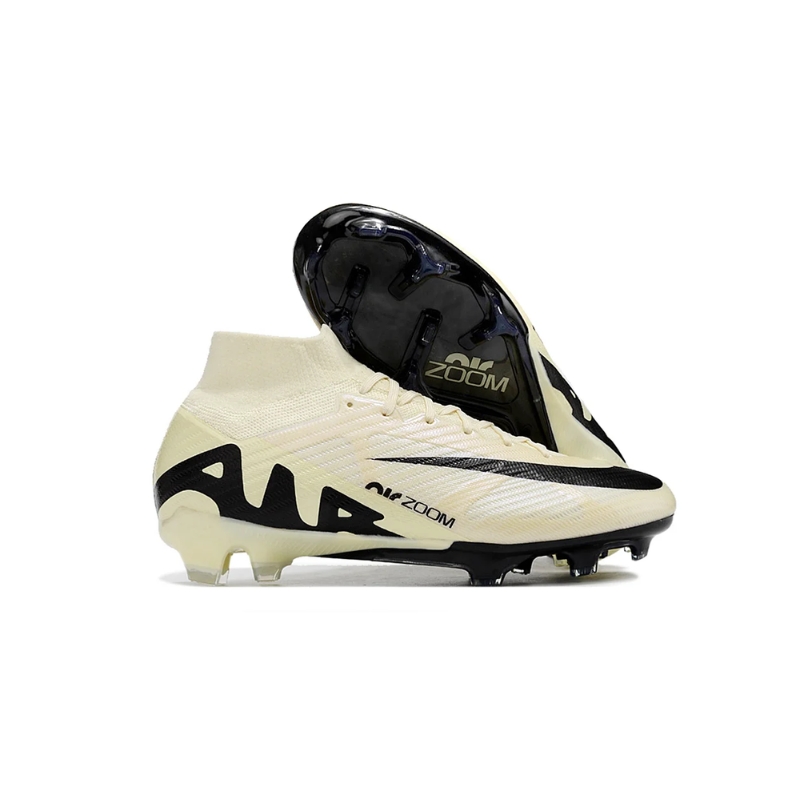 Nike Zoom Superfly 9 Elite MR FG Blanco y Beige