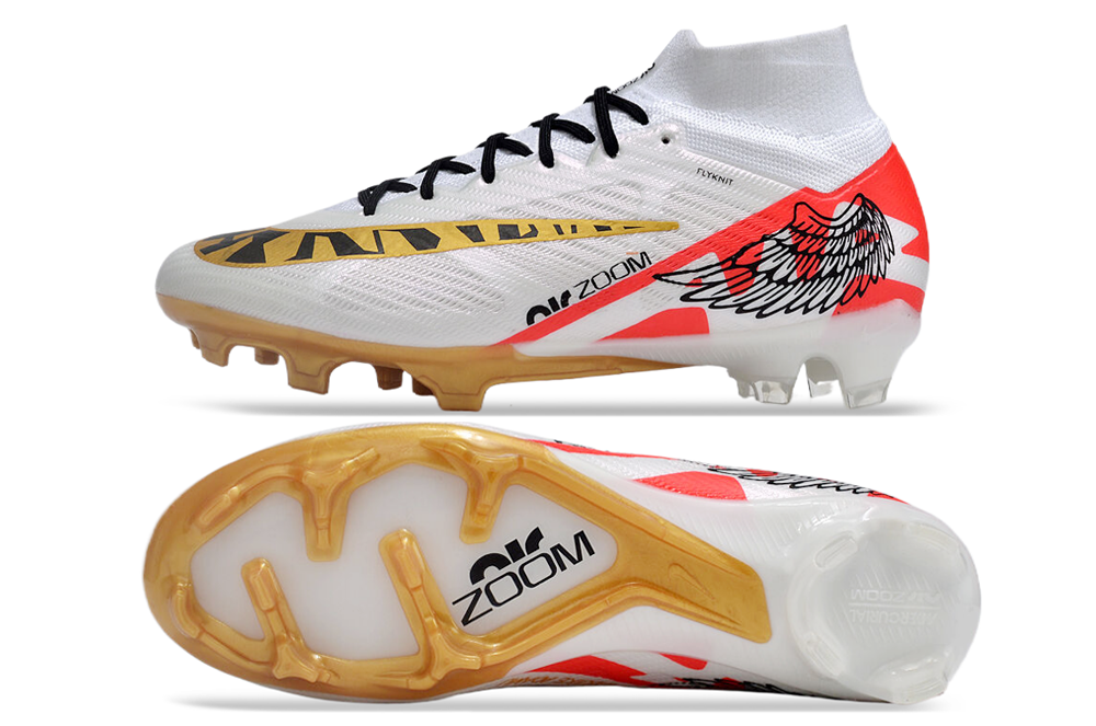 Nike Zoom Superfly 9 Elite MR FG color blanco y águila