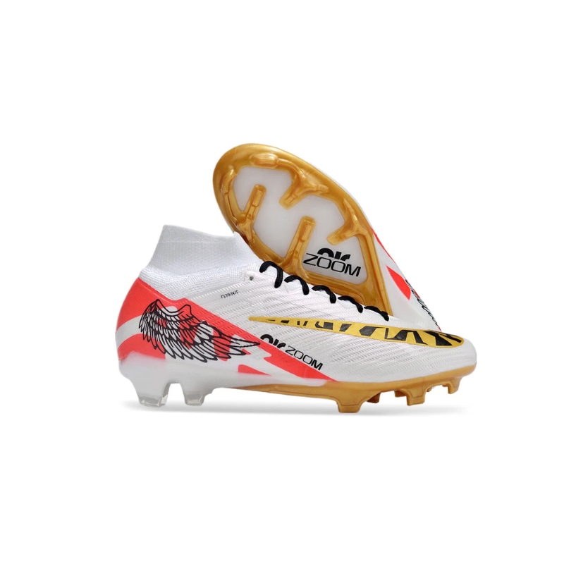 Nike Zoom Superfly 9 Elite MR FG color blanco y águila