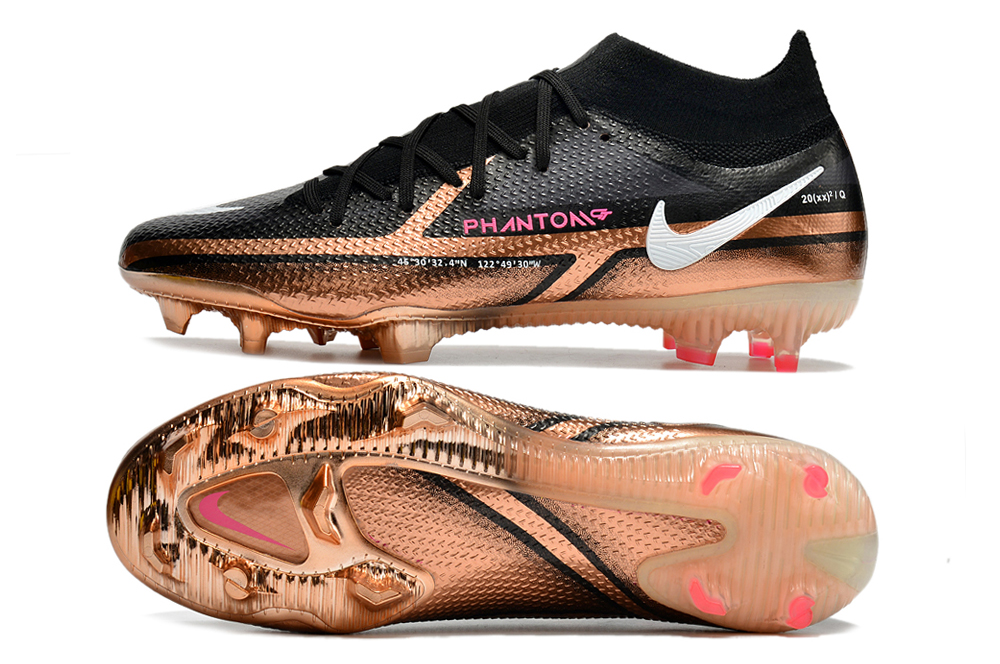 Nike Phantom GT2 Dynamic Fit Elite FG - Negras y Bronce