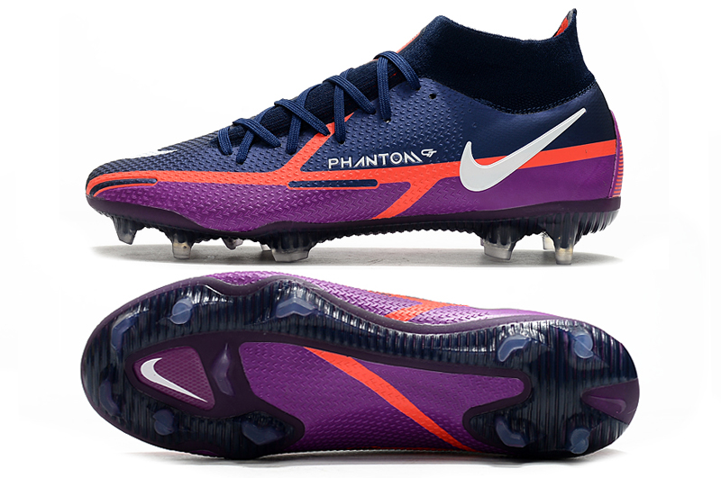 Nike Phantom GT2 Dynamic Fit Elite FG- Purpura y Azul